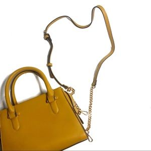 A New Day Mustard Satchel Bag